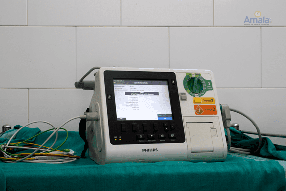 Defibrillators :Defibrillators are utilised to stop or treat arrhythmia and assist the heart in beating once more.